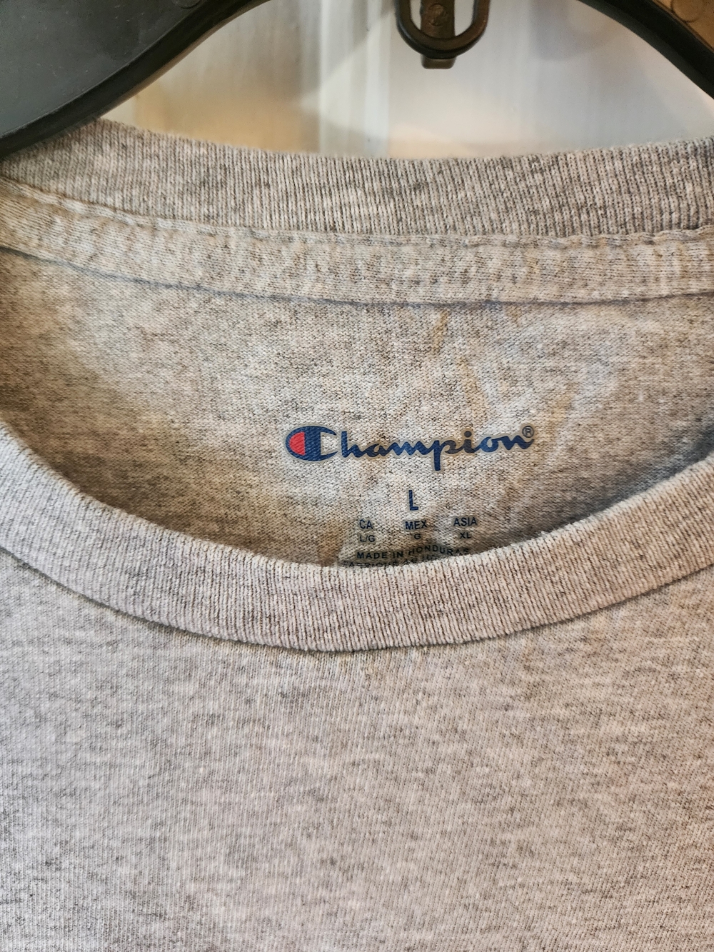 Champion Ohio State Buckeyes T Shirt Mens Size Large Gray Arched NCAA - Picture 2 of 4